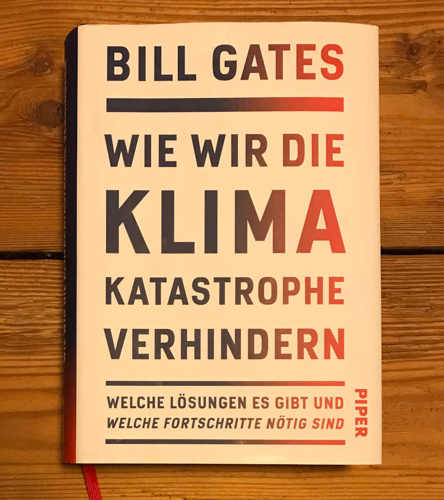 Titelblatt des Buchs "Wie wir die Klimakatastrophe verhindern können" von Bill Gates.